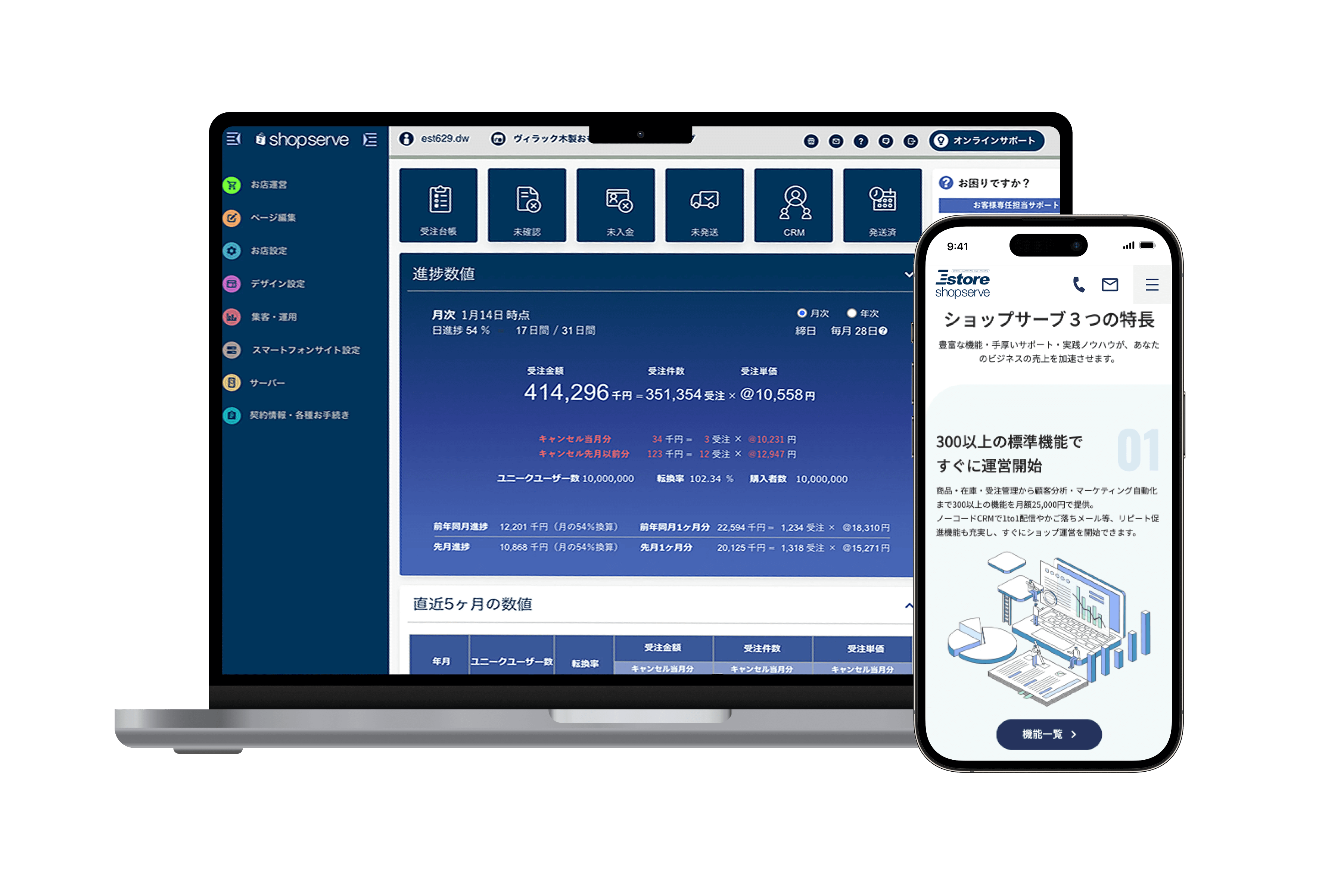 Eストアーショップサーブ